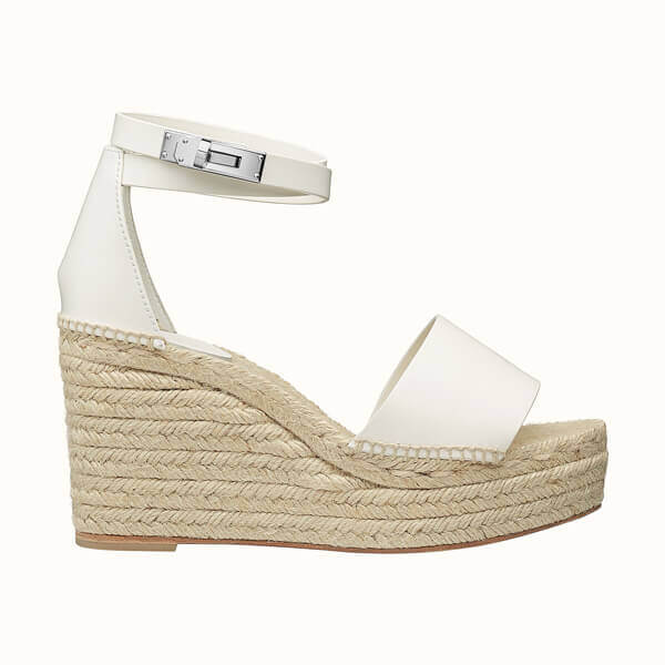 エルメス ウェッジサンダル 偽物 TIVOLI ESPADRILLE H191098Z 01360 Hermes cute