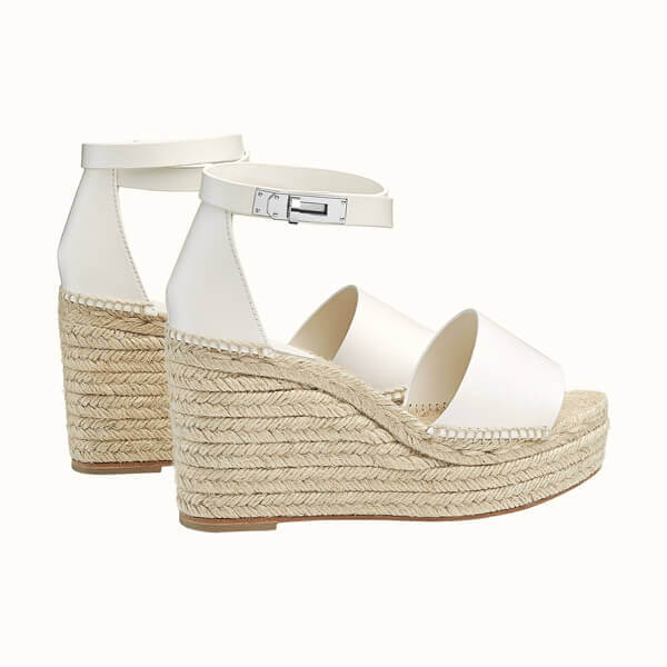 エルメス ウェッジサンダル 偽物 TIVOLI ESPADRILLE H191098Z 01360 Hermes cute