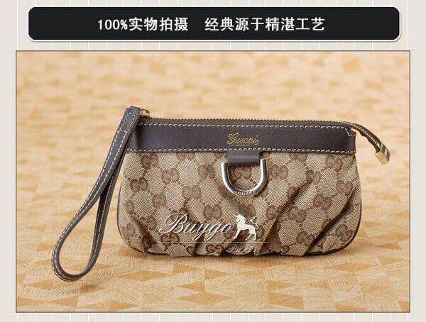 グッチ 化粧ポーチ スーパーコピーグッチ GUCCI ポーチ 203650 FFPAG 9643 GGキャンバス(ベージュGG×ダークブラウン