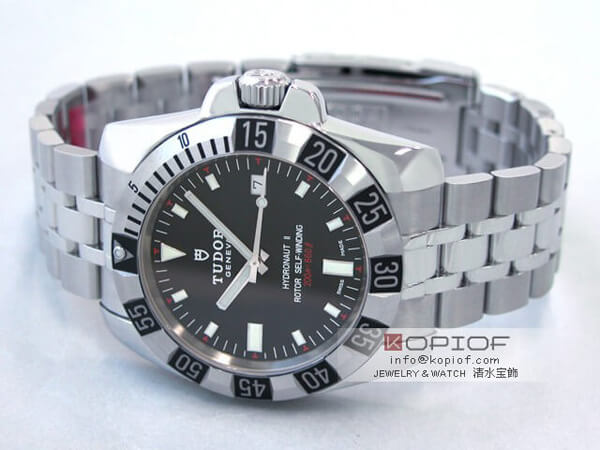 チュードル スーパーコピーTUDOR ハイドロノートII 5列ブレス 20040 ブラック