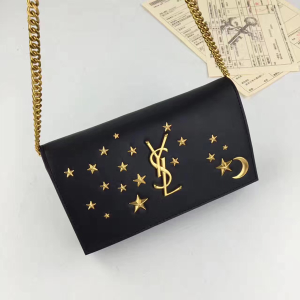 サンローラン バッグ コピー カーフ2018AW 秋冬入荷！SAINT LAURENT MONOGRAM CHAIN WALLET