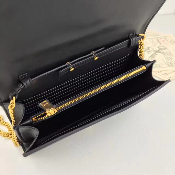 サンローラン バッグ コピー カーフ2018AW 秋冬入荷！SAINT LAURENT MONOGRAM CHAIN WALLET