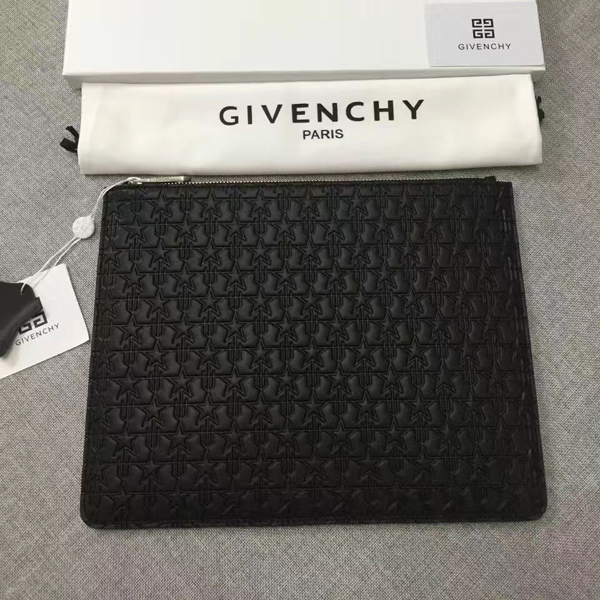 ジバンシィスーパーコピー GIVENCHY クラッチバッグ BK06072020 001 スターエンボスクラッチ Black