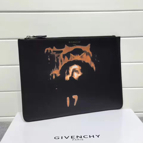 ジバンシィスーパーコピー GIVENCHY クラッチバッグ Jesus Christ レザーパイピング