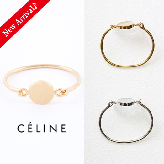 2017最新作♪大人気♡CELINE セリーヌコピー COINミニゴールドブラスブレス