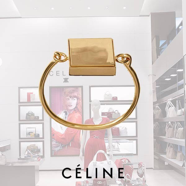 大人気 CELINE セリーヌ ブレスレット コピー/コインスクエア 