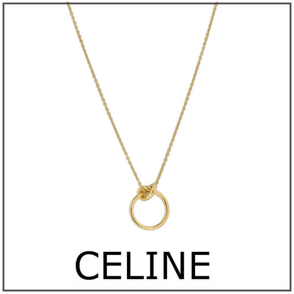 セリーヌ ネックレス コピー 大人気 2017最新作 CELINE ゴールドネックレス