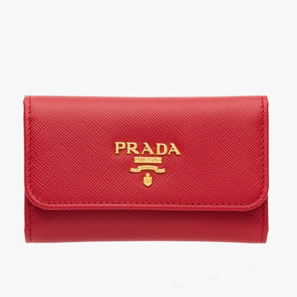 PRADA プラダキーケース コピー★ サフィアーノ 6連 キーケース 1PG222 レッド