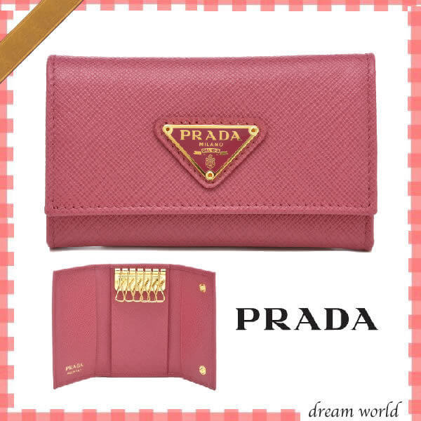 2018春夏最新作 PRADA プラダキーケース コピー ６連キーケース PEONIA