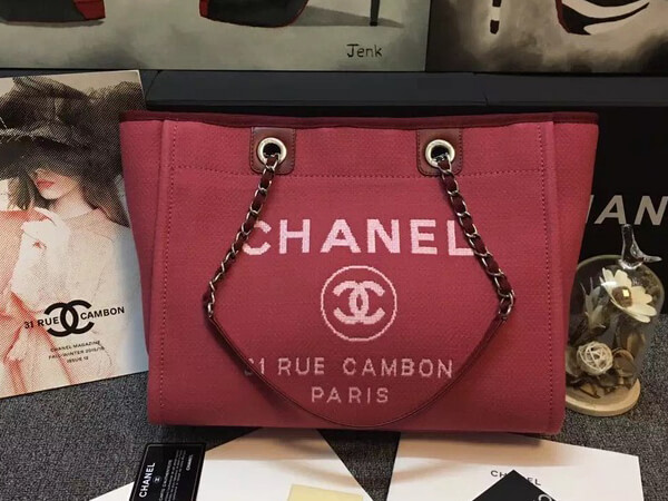 シャネル  トートバッグ スーパーコピーCHANEL 新作デニムバッグ ドーヴィルライン ロゴマーク ルージュレッド トワルキャンバス a66941y07492 ブランド