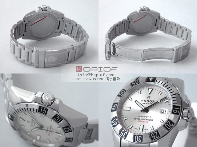 チュードル スーパーコピーTUDOR ハイドロノートII 3列ブレス 20040 シルバー