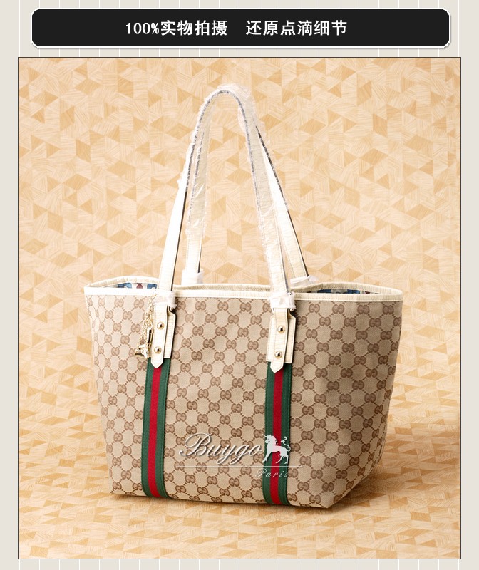 グッチ バッグ スーパーコピーGUCCIグッチGGチャーム付きトートバッグ鞄シェリーライン139260