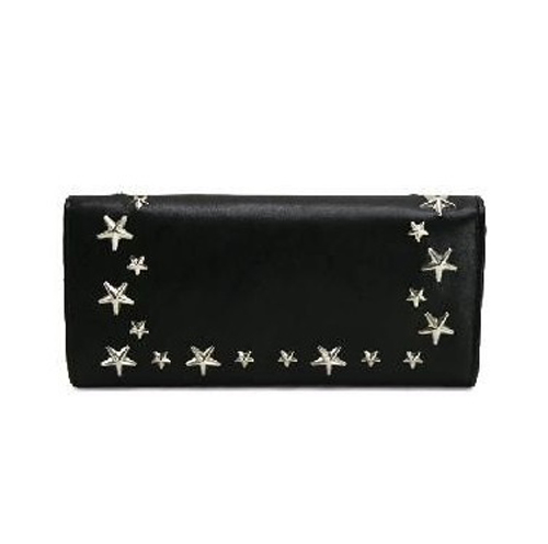 ジミーチュウ 財布 コピーSTAR STUDS NINO BLACK