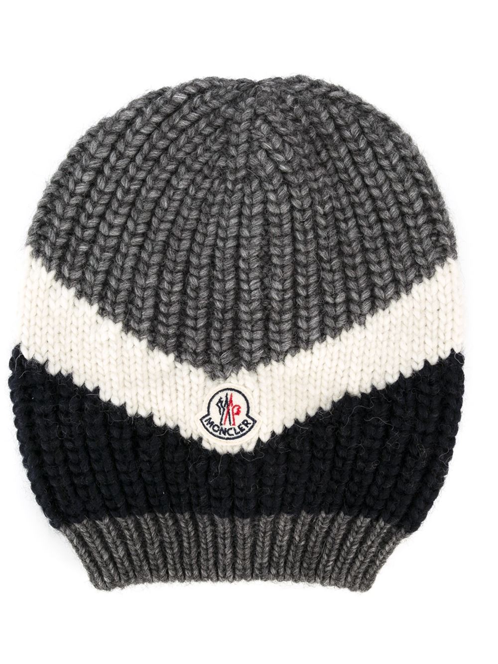 モンクレール 帽子 スーパーコピーMONCLER リブ編みニット ビーニー IDA2091002190004956