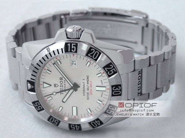 チュードル スーパーコピーTUDOR ハイドロノートII 3列ブレス 20040 シルバー