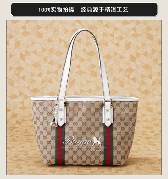 グッチ バッグ スーパーコピーグッチ（GUCCI）ショルダーバッグＧＧキャンバス×レザー 137396シェリーライン