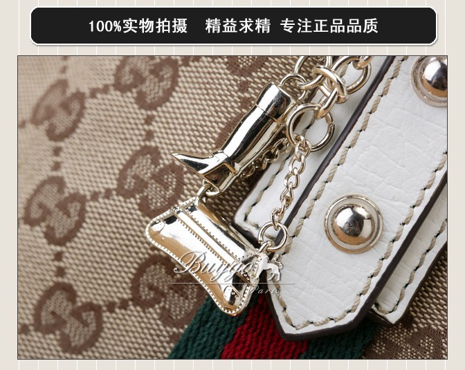 グッチ バッグ スーパーコピーグッチ（GUCCI）ショルダーバッグＧＧキャンバス×レザー 137396シェリーライン