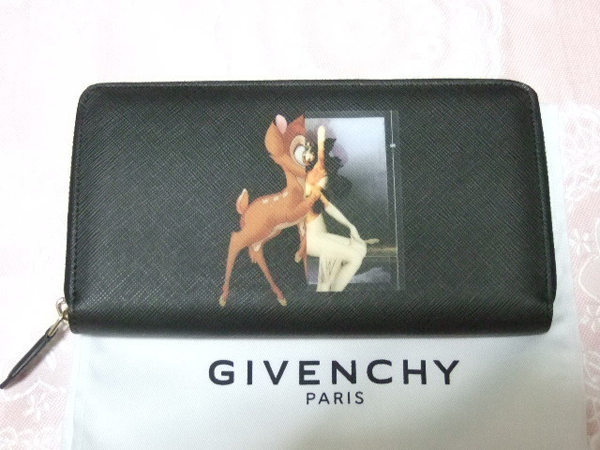 GIVENCHY 財布コピーバンビ長財布 黒 2017ジバンシィ