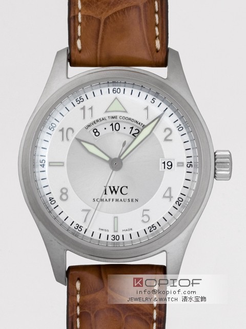 IWC パイロットウォッチ スーパーコピースピットファイヤー IW325107 UTC シルバー