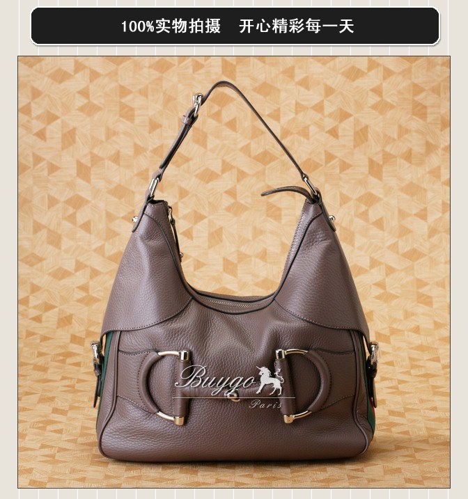 グッチ バッグ スーパーコピー[グッチ] 247604 A7MAG 1060 Gucci Heritage スモール ホーボーバッグ ブラック