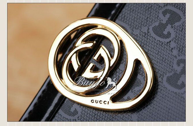 グッチ 財布 スーパーコピーGUCCI グッチ 財布 二つ折り財布 レディース サイフ ブラック(黒) GGキャンバス Wホック 224226