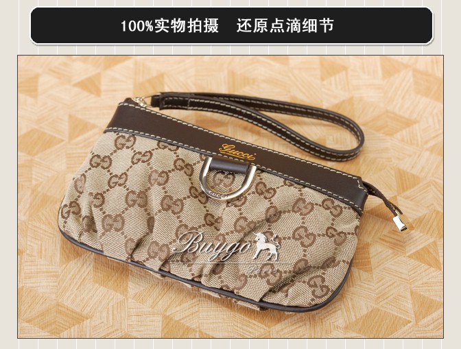 グッチ 化粧ポーチ スーパーコピーグッチ GUCCI ポーチ 203650 FFPAG 9643 GGキャンバス(ベージュGG×ダークブラウン