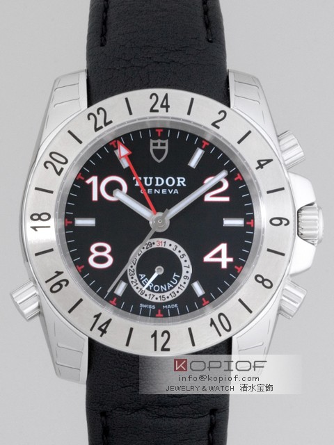 チュードル スーパーコピーTUDOR アエロノート 黒皮 20200 ブラックアラビア