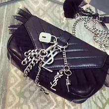 サンローラン バッグ コピー 2018AW 秋冬入荷 SAINT LAURENT カーフ BABY 'MONOGRAM' CHAIN BAG