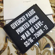 ジバンシィスーパーコピー GIVENCHY クラッチバッグ BK06072273001 WAR OF LOVE スターパッチ レザーポーチ