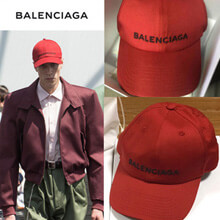 バレンシアガ 帽子 コピー BALENCIAGA バレンシアガ ロゴキャップ レッドRED