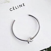 CELINE セリーヌ ノットブレスレット コピー ノットブレスレット シルバー Brass 4...