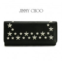 ジミーチュウ 財布 コピーSTAR STUDS NINO BLACK