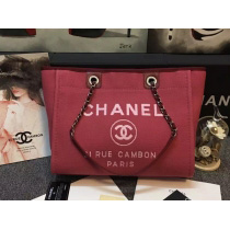 シャネル  トートバッグ スーパーコピーCHANEL 新作デニムバッグ ドーヴィルライン ロゴマーク ルージュレッド トワルキャンバス a66941y07492 ブランド