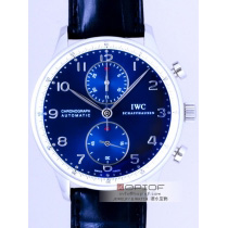 IWC ポルトギーゼ スーパーコピーIW371432 クロノグラフ　ローレウス限定 ブルー