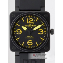 ベル＆ロス スーパーコピーBell＆Ross BR01-92 YELLOW ラバー ブラック/イ...