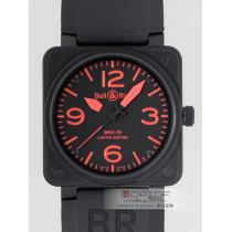 ベル＆ロス スーパーコピーBell＆Ross BR01-92 RED 世界限定500本 ラバーベ...