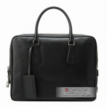 プラダ トートバッグ コピーSAFFIANO TRAVEL南京錠付きビジネスバッグ VS0305 SAF.TRAVEL NERO