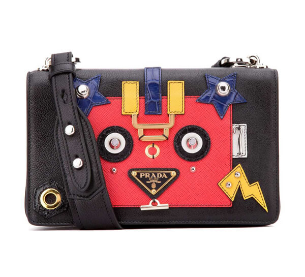 プラダスーパーコピー ショルダーバッグ カーフレザー ロボット 1BD055VY102EJL F0F3T 2017新作 PRADA