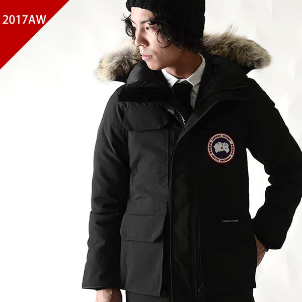 2017秋冬新作 カナダグース コピー CANADA GOOSE メンズ CITADEL PARKA シタデルパーカー フードファー ダウンジャケット コート・4567JM メンズ