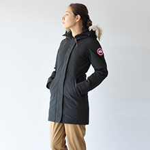 2017秋冬新作 カナダグース コピー CANADA GOOSE レディース VICTORIA PARKA ヴィクトリアパーカー ファーフード ダウンジャケット ダウンコート・3037L レディース