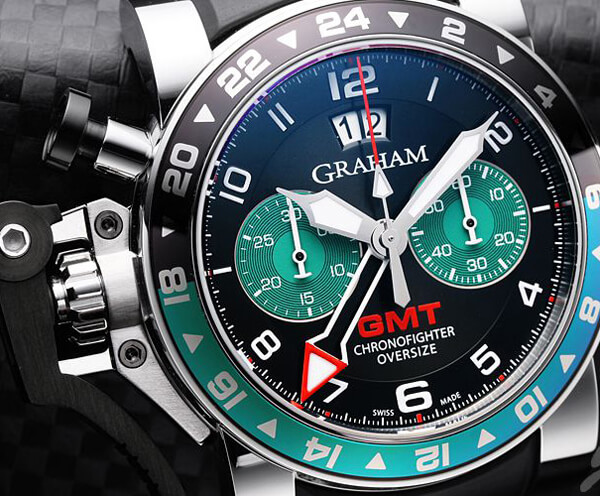 グラハム スーパーコピー GRAHAM クロノファイター オーバーサイズ GMT 2OVGS.B12A.K10S