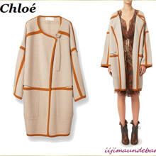 Chloe ブランケットコート ルーズ 16AMM01-16A635-04V クロエ 服 レディ...