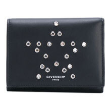 2018 ジバンシー 財布コピーGIVENCHY Pandoraパンドラ パンドラ 折りたたみ財布 リベット スター Black