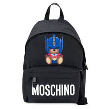 モスキーノ リュック コピー  ブラック ベアバックパック Transformer Teddy Backpack