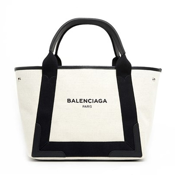 18SS BALENCIAGA ネイビー カバ トートバッグ Sサイズ Black バレンシアガスーパーコピー