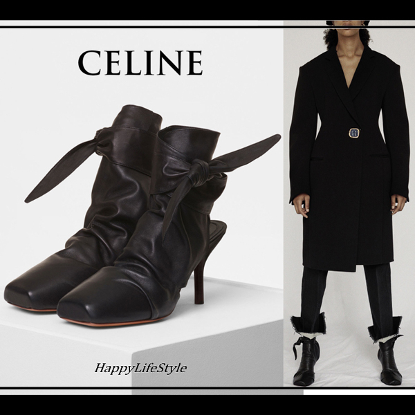 CELINE ショートブーツ ブーティ WRAP アンクル ブーツ セリーヌコピー