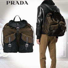 18SS PRADA リュック ドローストリング プラダ うさぎ バッグ 2VZ015 2BL9...