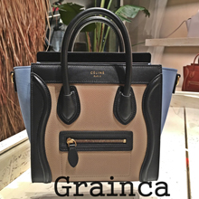 CELINE ハンドバッグ 2018SSラゲージ ナノ MEDIUM BLUE セリーヌコピー168243AAC 06BM