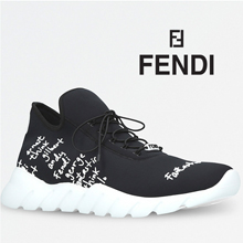 FENDIフェンディ Fendi Cult テキスタイルスニーカー ブラック フェンディ スニー...