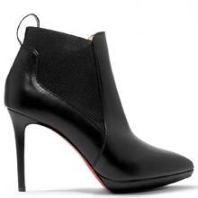 Christian Louboutin アンクルブーツ 100m BLK ショートブーツ ブーテ...